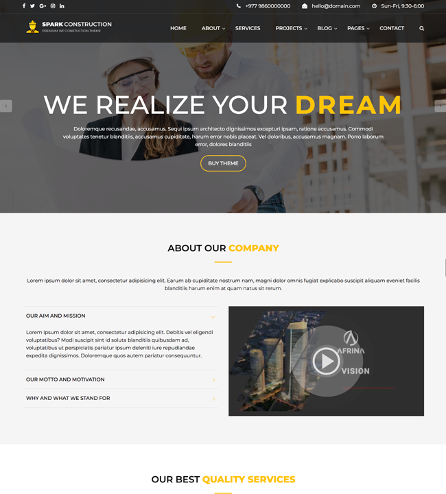 spark construction pro