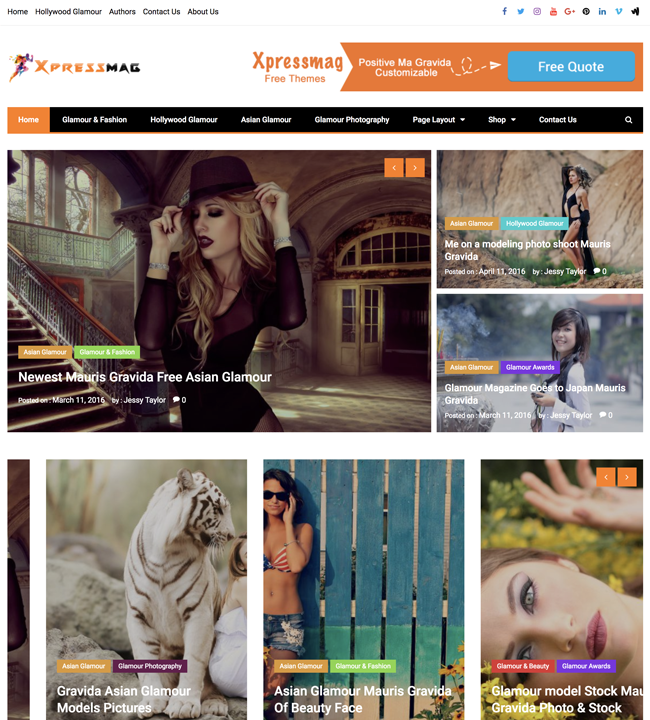Xpressmag – Magazine & News Portal Free WordPress Themes