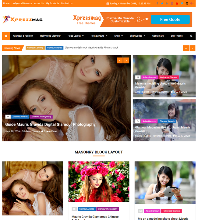 Xpressmag Pro – Magazine & News Portal WordPress Themes