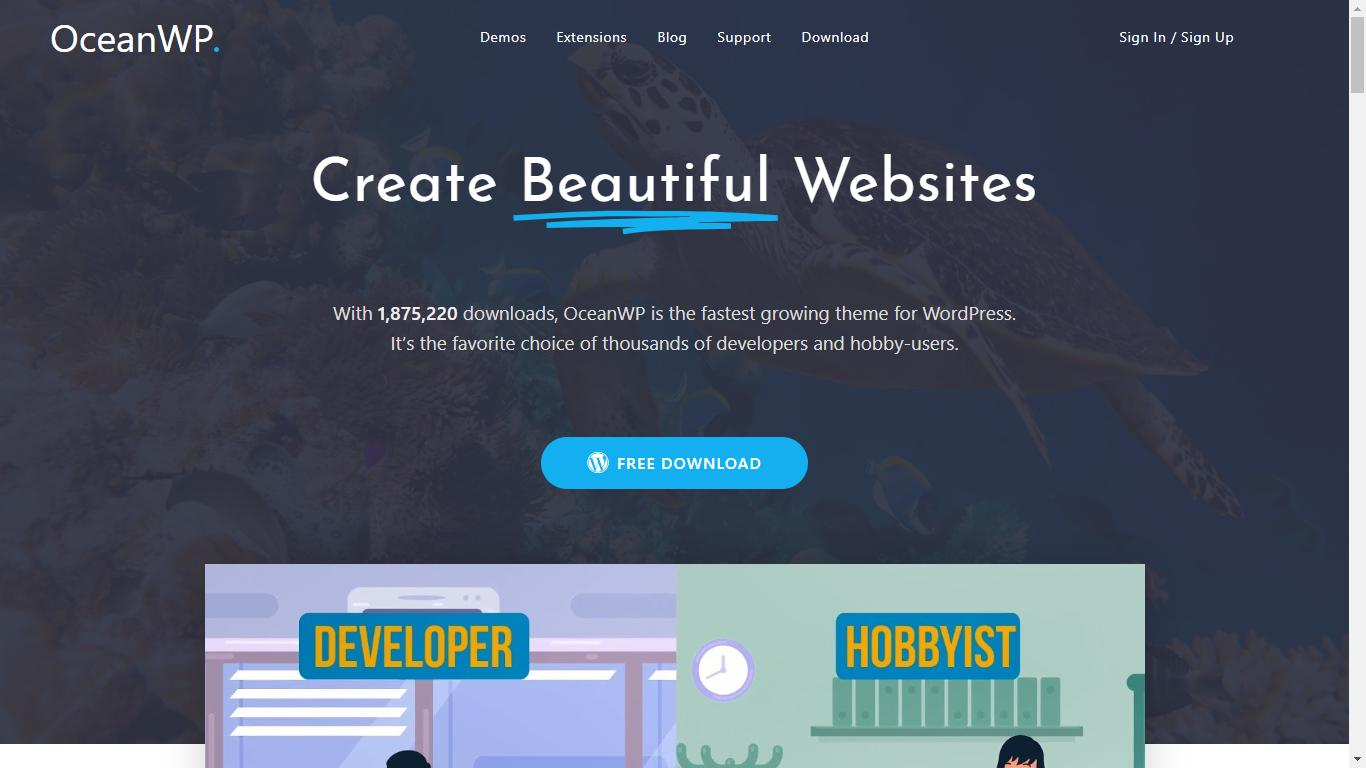 List of best themes for creating WordPress sites and blogs